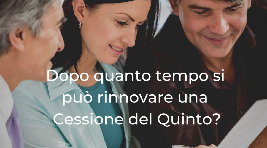 rinnovo cessione quinto